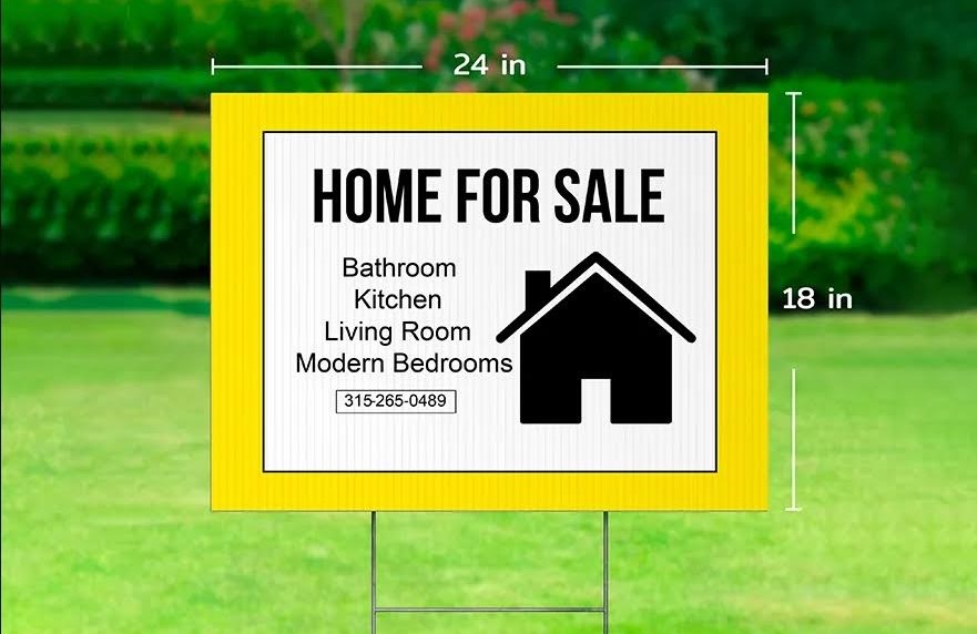 Your Complete Guide to Standard Yard Sign Sizes