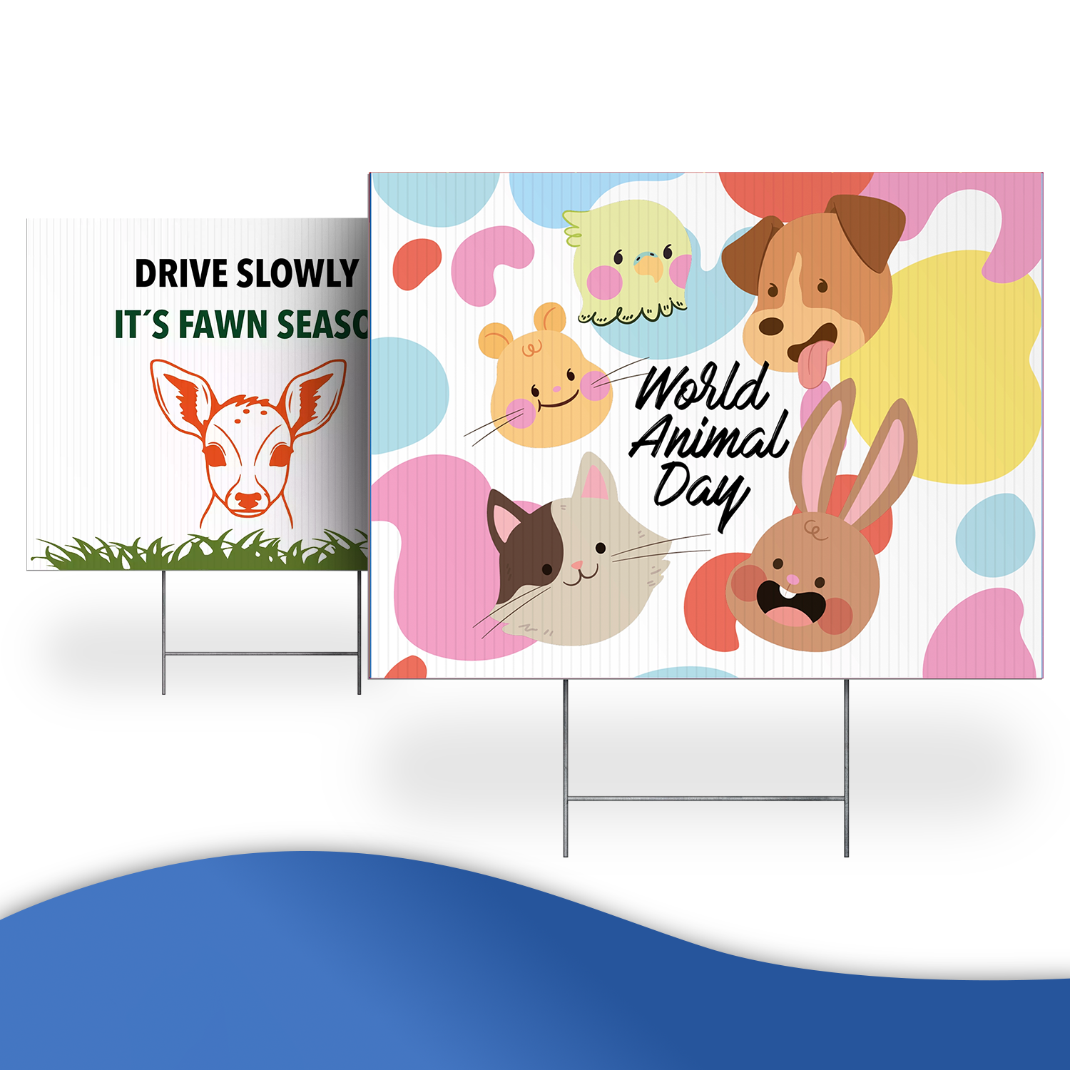 Custom Outdoor Yard Signs Multiple Sizes Real Home