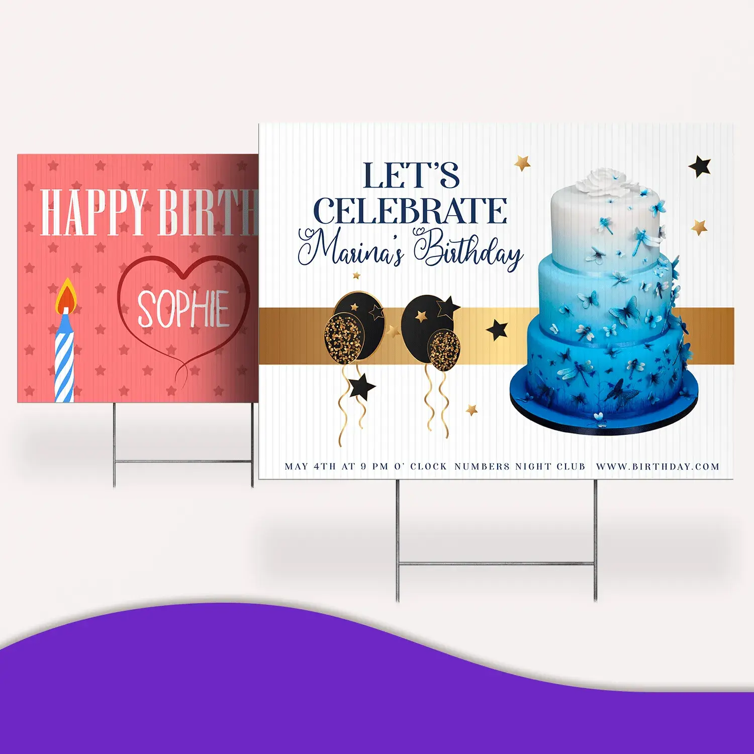 Custom Outdoor Yard Signs Multiple Sizes Real Home