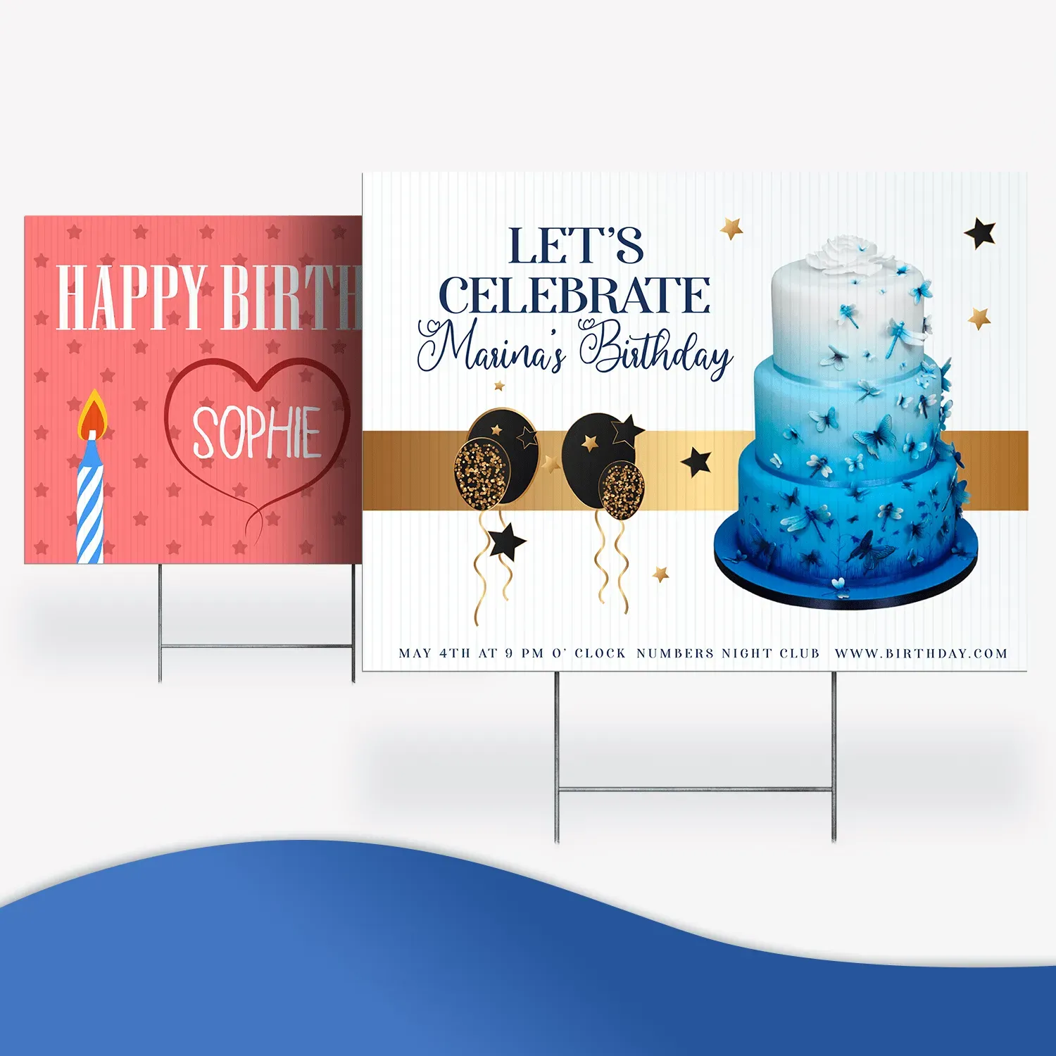 Custom Outdoor Yard Signs Multiple Sizes Real Home