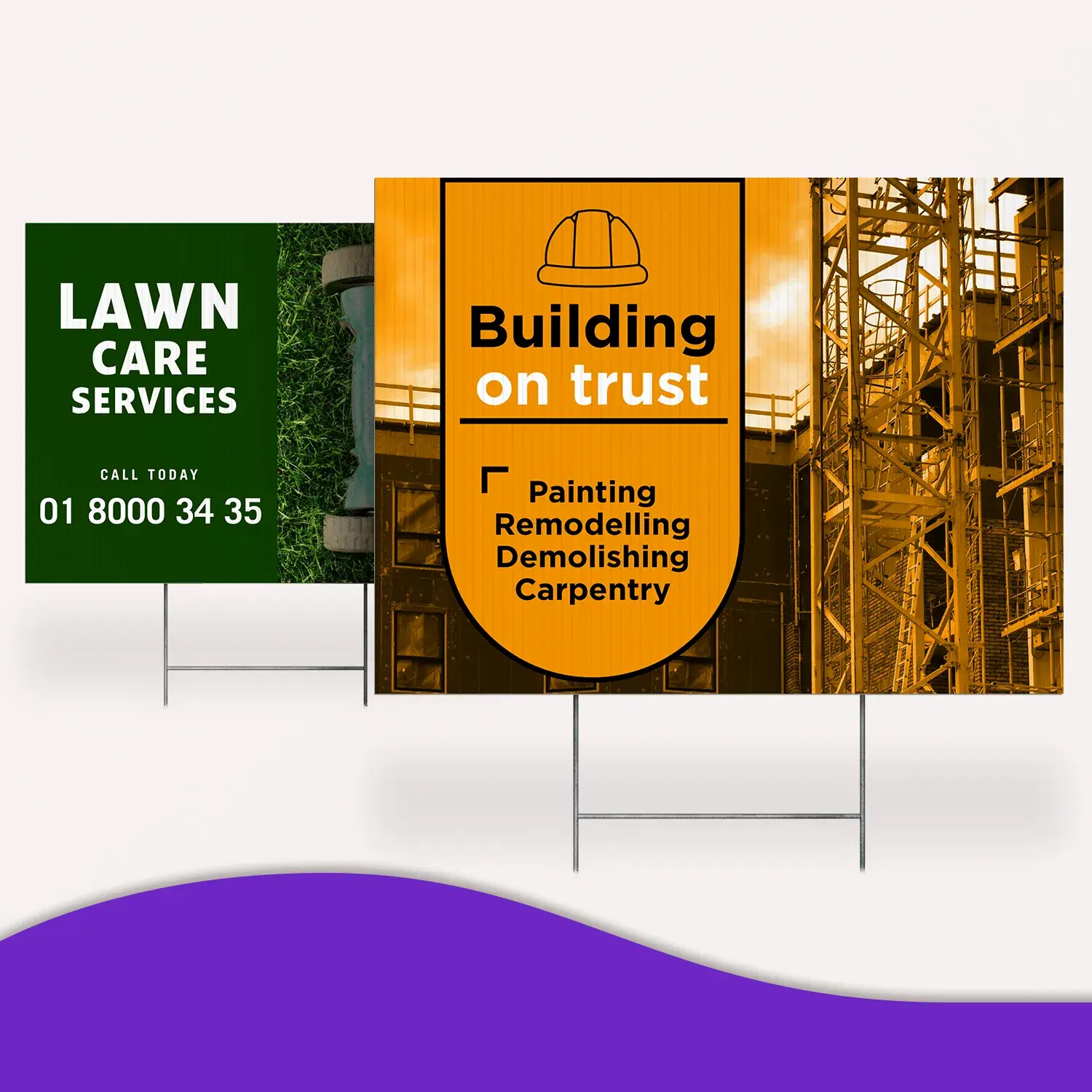 Custom Outdoor Yard Signs Multiple Sizes Real Home