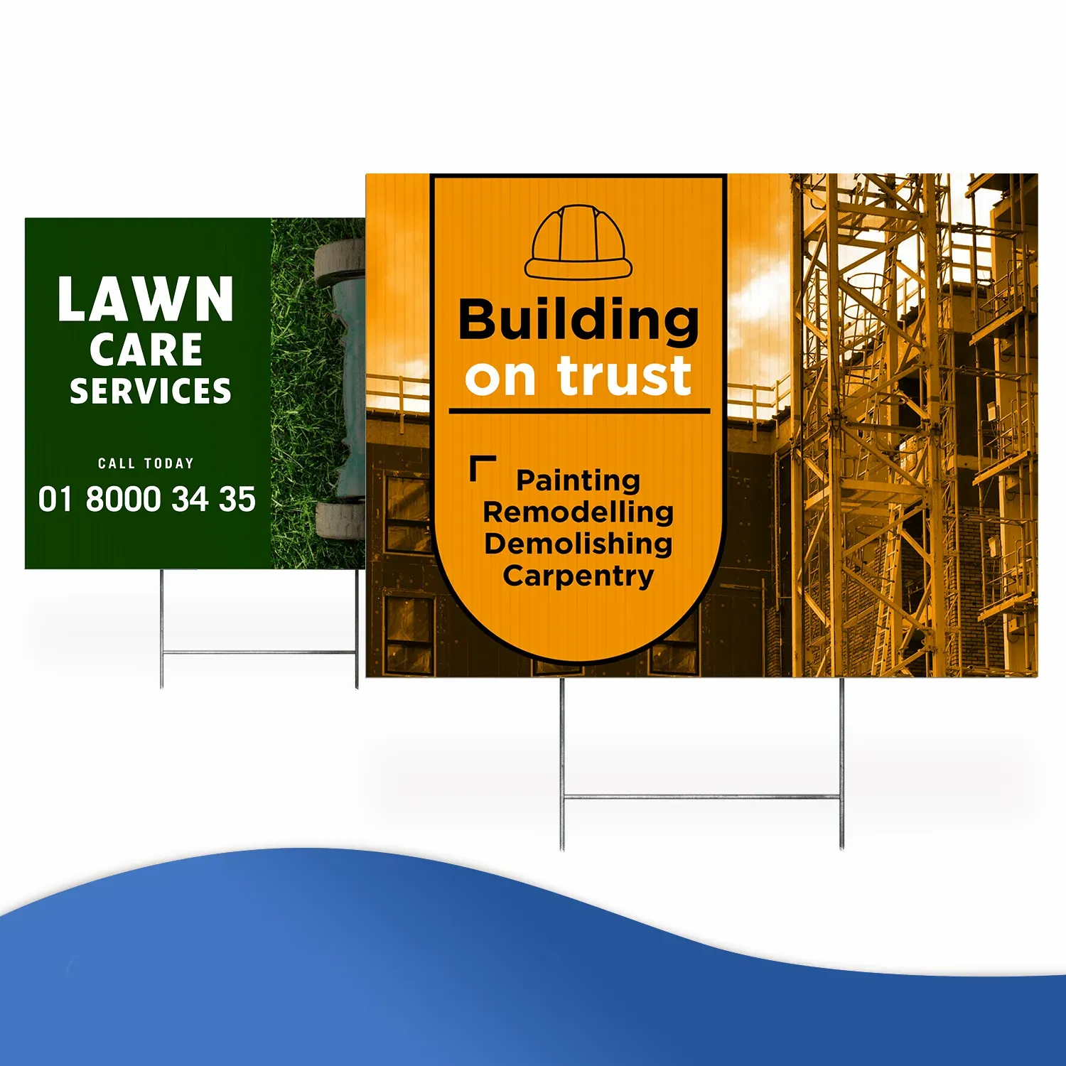 Custom Outdoor Yard Signs Multiple Sizes Real Home