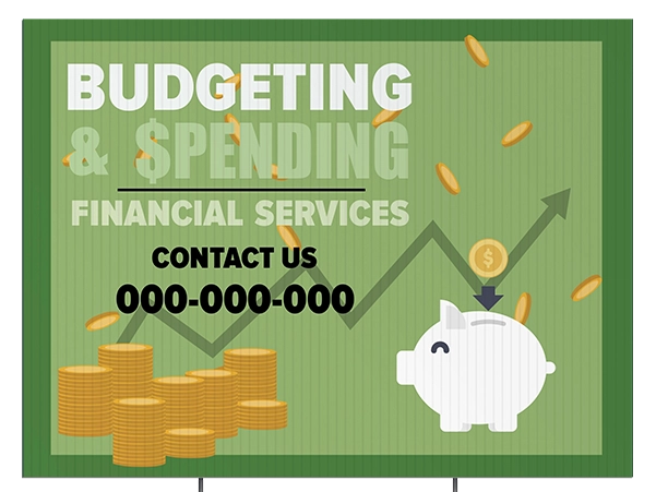 Custom Outdoor Yard Signs Multiple Sizes Finance Sign