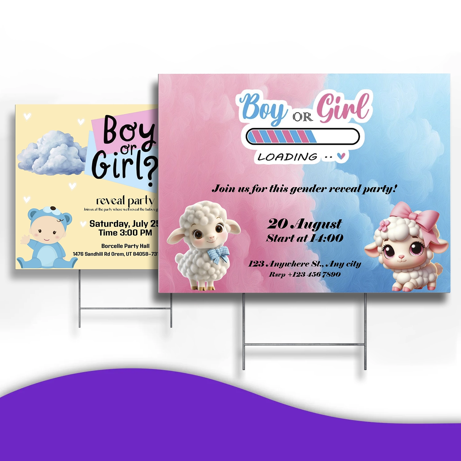 Custom Outdoor Yard Signs Multiple Sizes Real Home