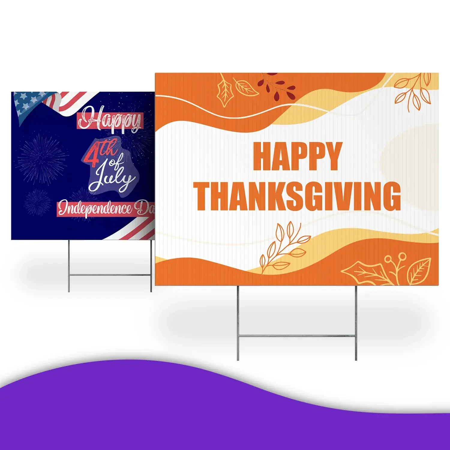 Custom Outdoor Yard Signs Multiple Sizes Real Home