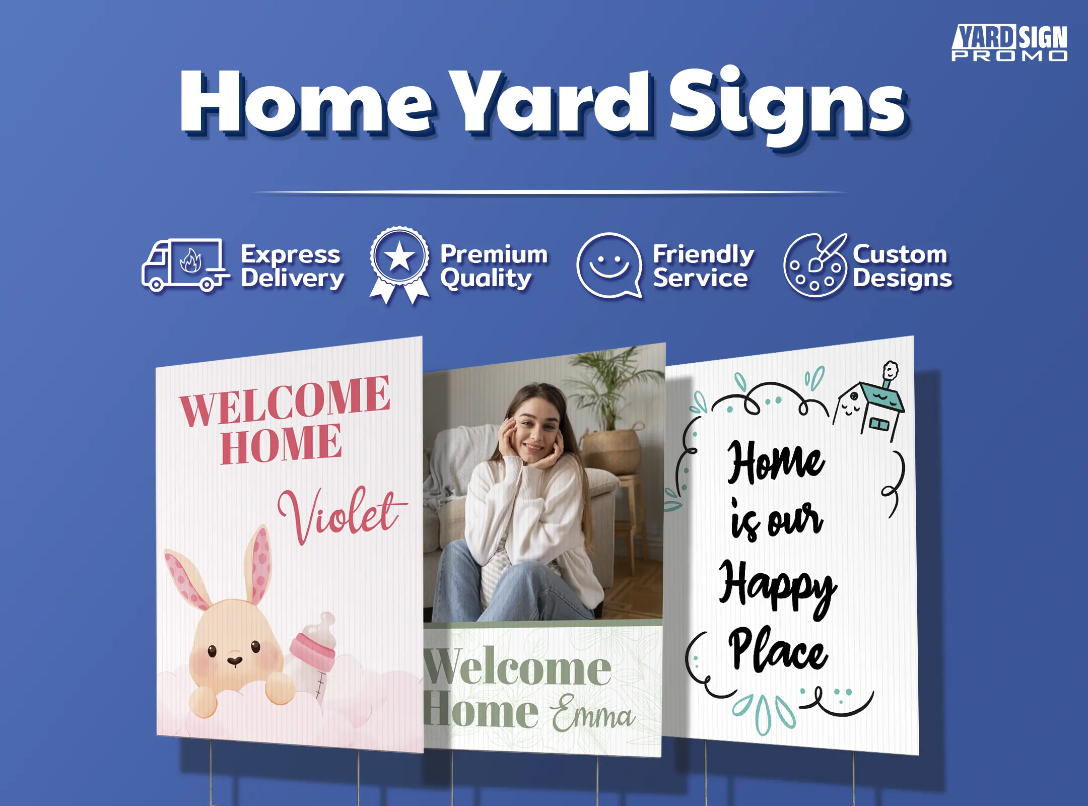 Custom Outdoor Yard Signs Multiple Sizes Business Signs Sign