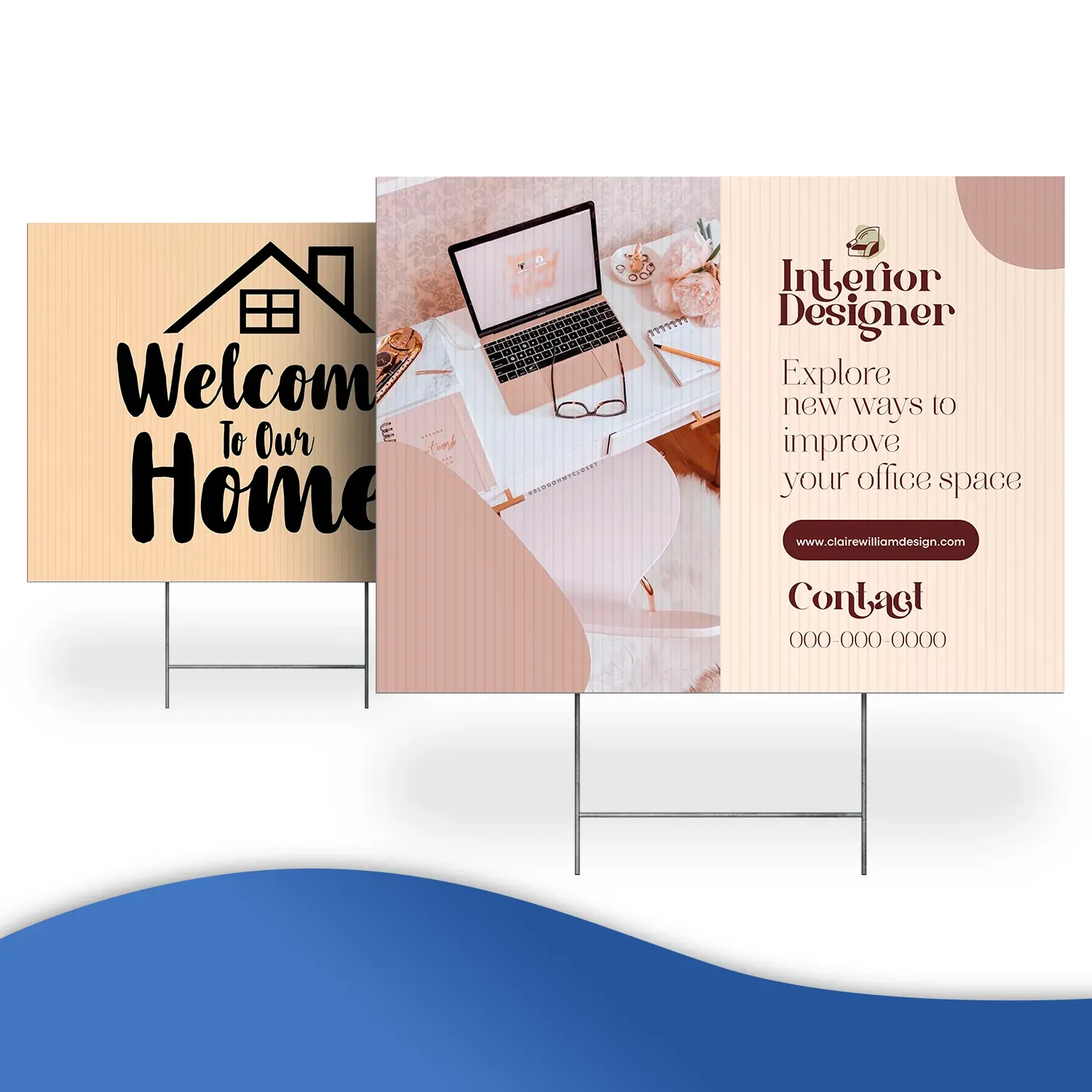 Custom Outdoor Yard Signs Multiple Sizes Real Home