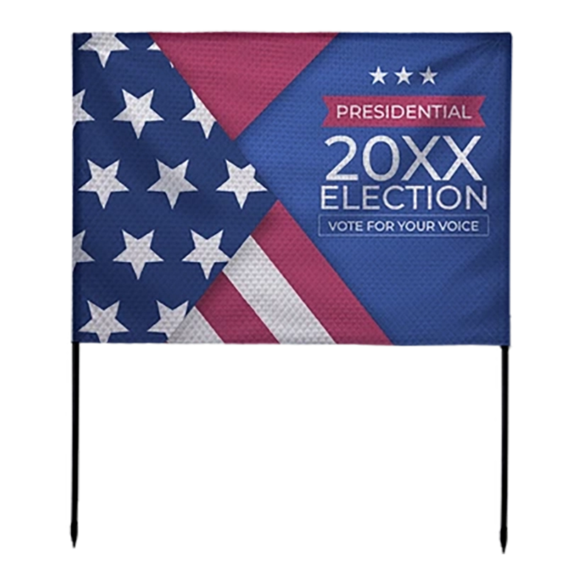 Custom Outdoor Yard Signs Multiple Sizes Mesh Fabric Signs Sign