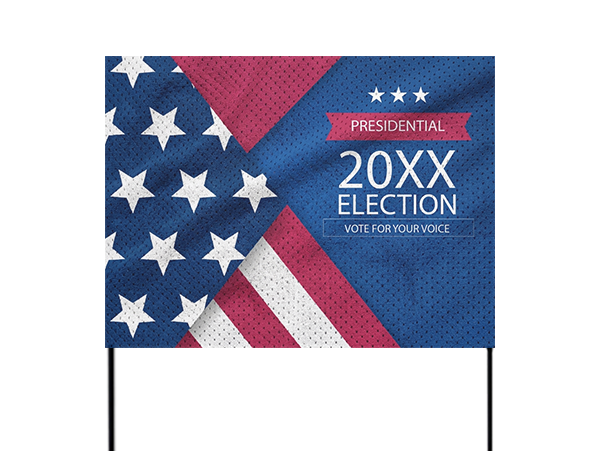 Custom Outdoor Yard Signs Multiple Sizes Mesh Fabric Signs Sign