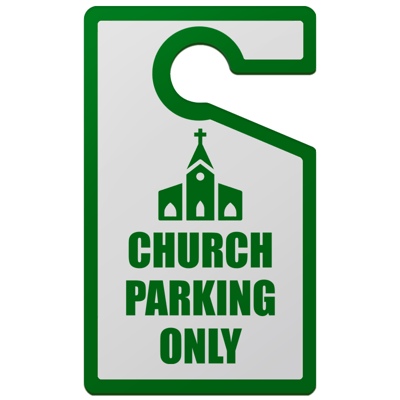 Custom Outdoor Yard Signs Multiple Sizes Parking Passes Sign