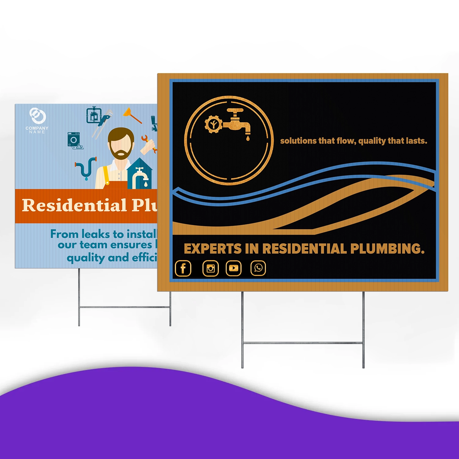 Custom Outdoor Yard Signs Multiple Sizes Real Home