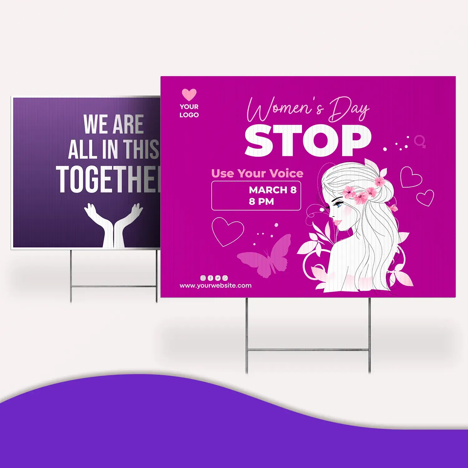 Custom Outdoor Yard Signs Multiple Sizes Real Home