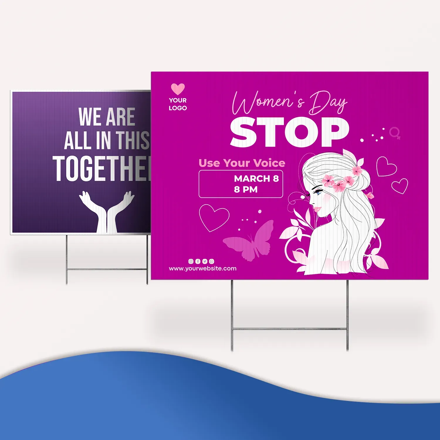 Custom Outdoor Yard Signs Multiple Sizes Real Home