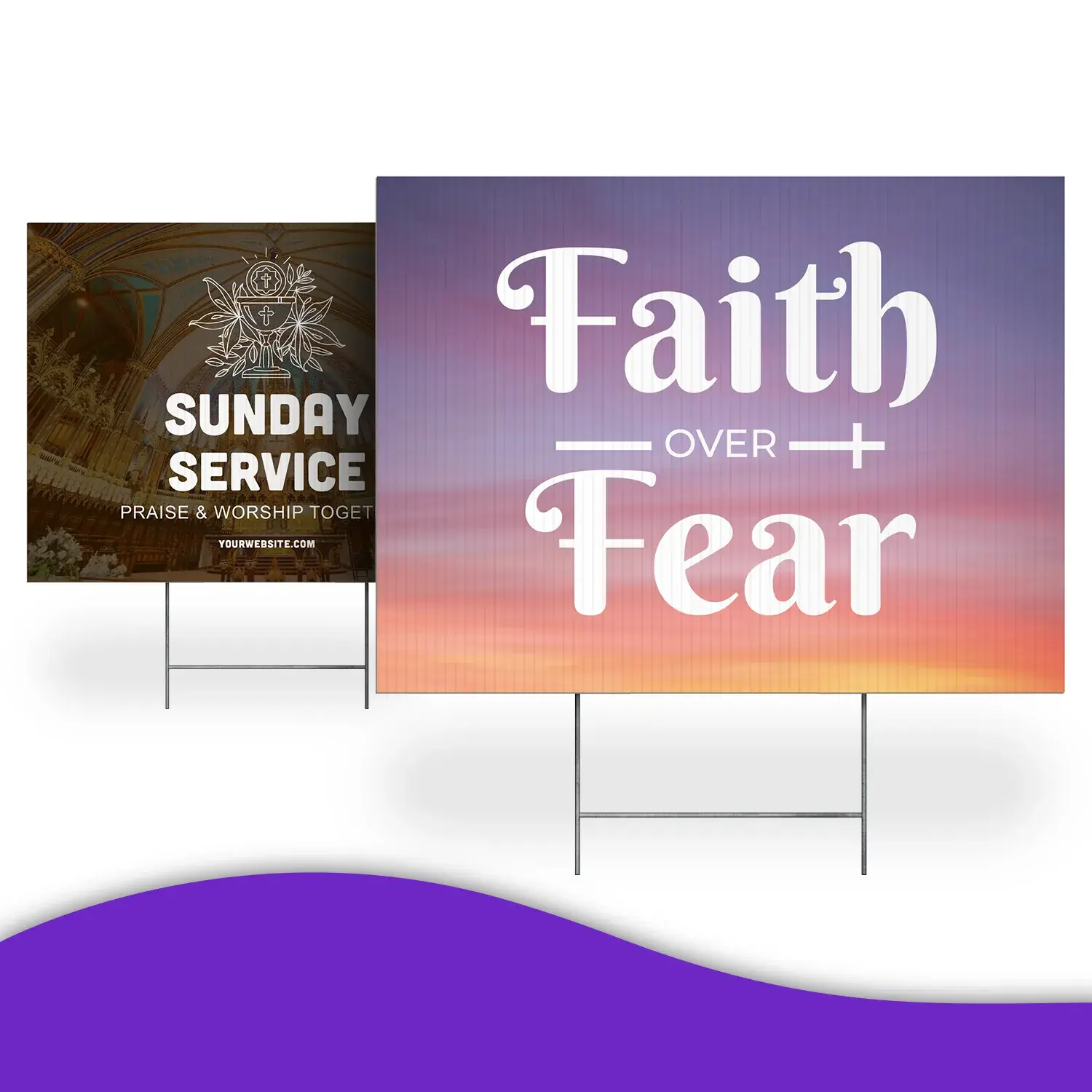 Custom Outdoor Yard Signs Multiple Sizes Real Home