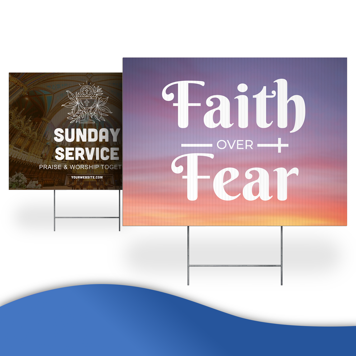 Custom Outdoor Yard Signs Multiple Sizes Real Home