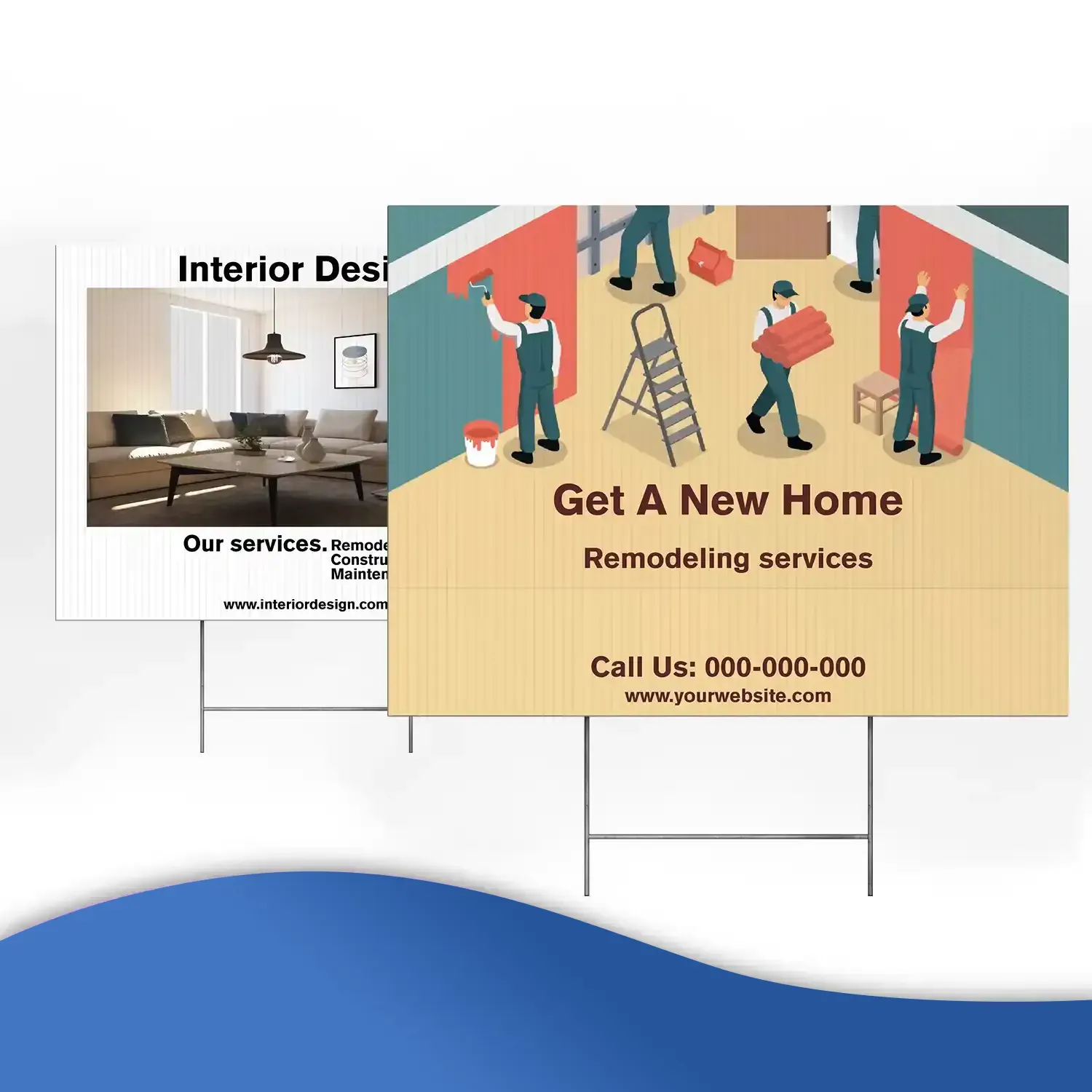 Custom Outdoor Yard Signs Multiple Sizes Real Home