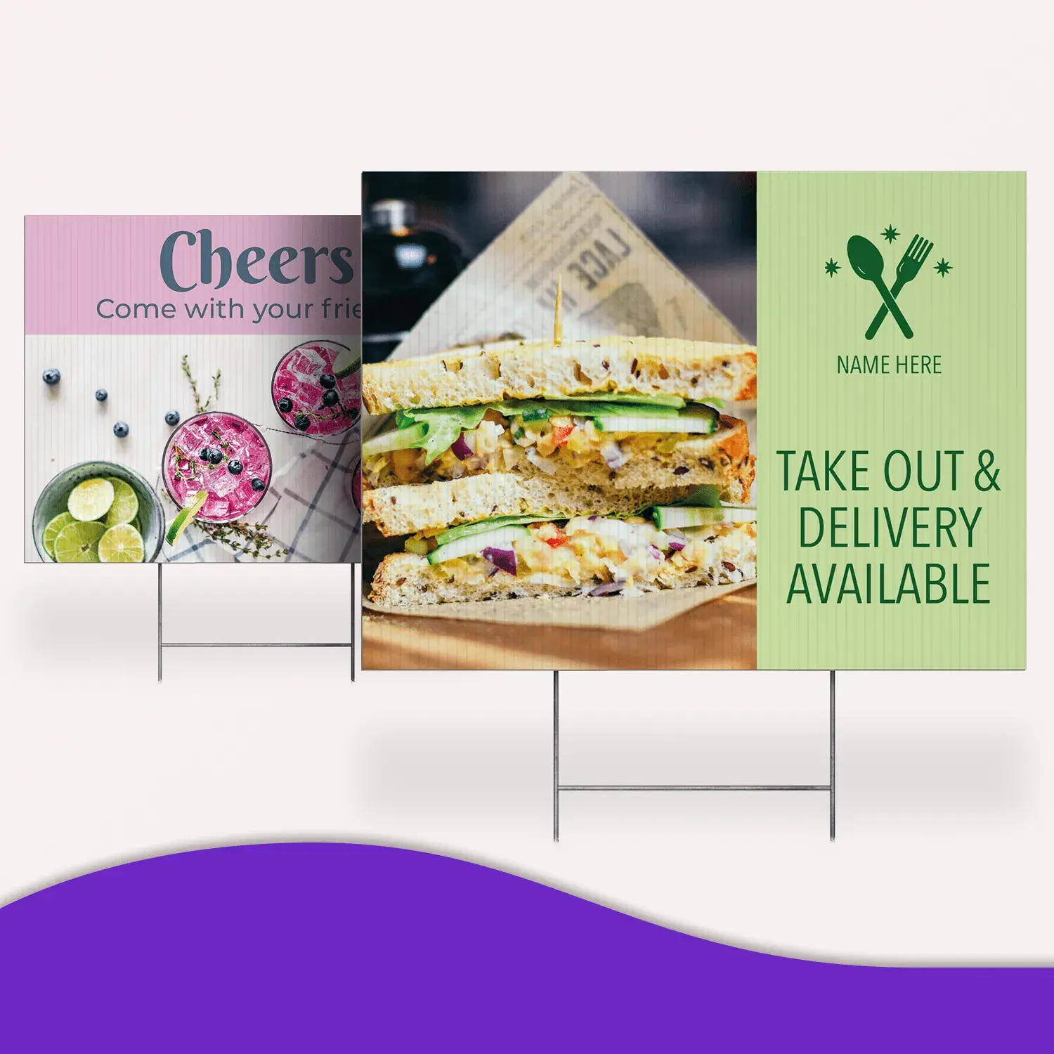 Custom Outdoor Yard Signs Multiple Sizes Real Home