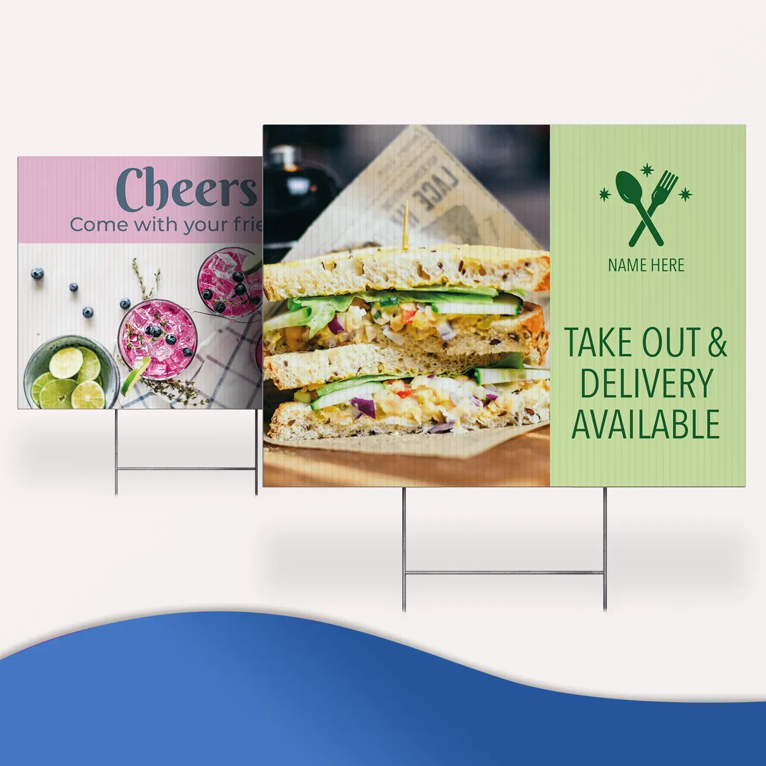 Custom Outdoor Yard Signs Multiple Sizes Real Home