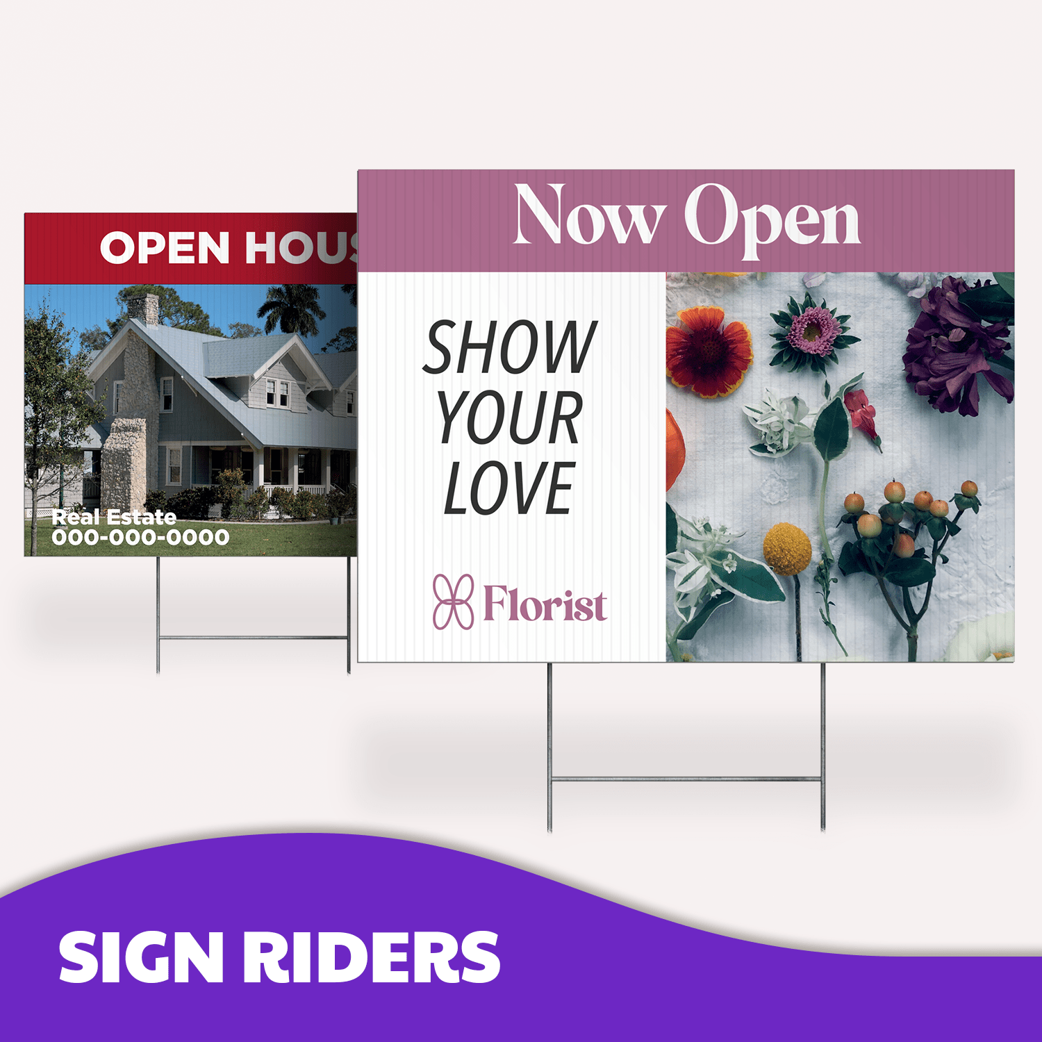 Custom Outdoor Yard Signs Multiple Sizes Real Home