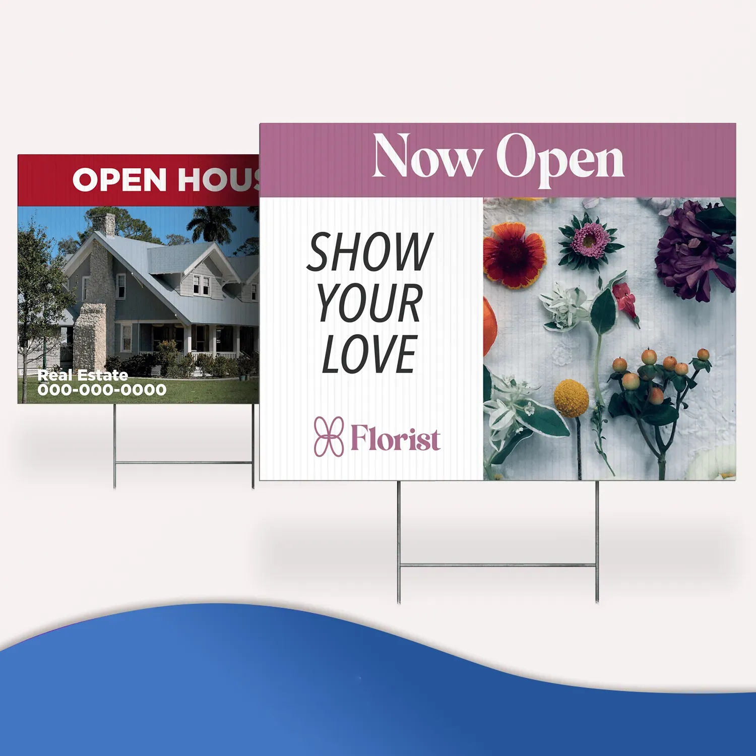 Custom Outdoor Yard Signs Multiple Sizes Real Home