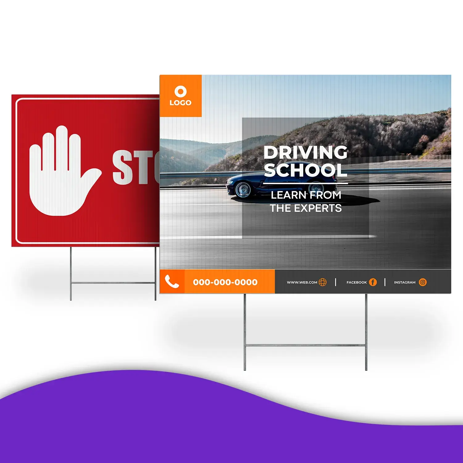 Custom Outdoor Yard Signs Multiple Sizes Real Home