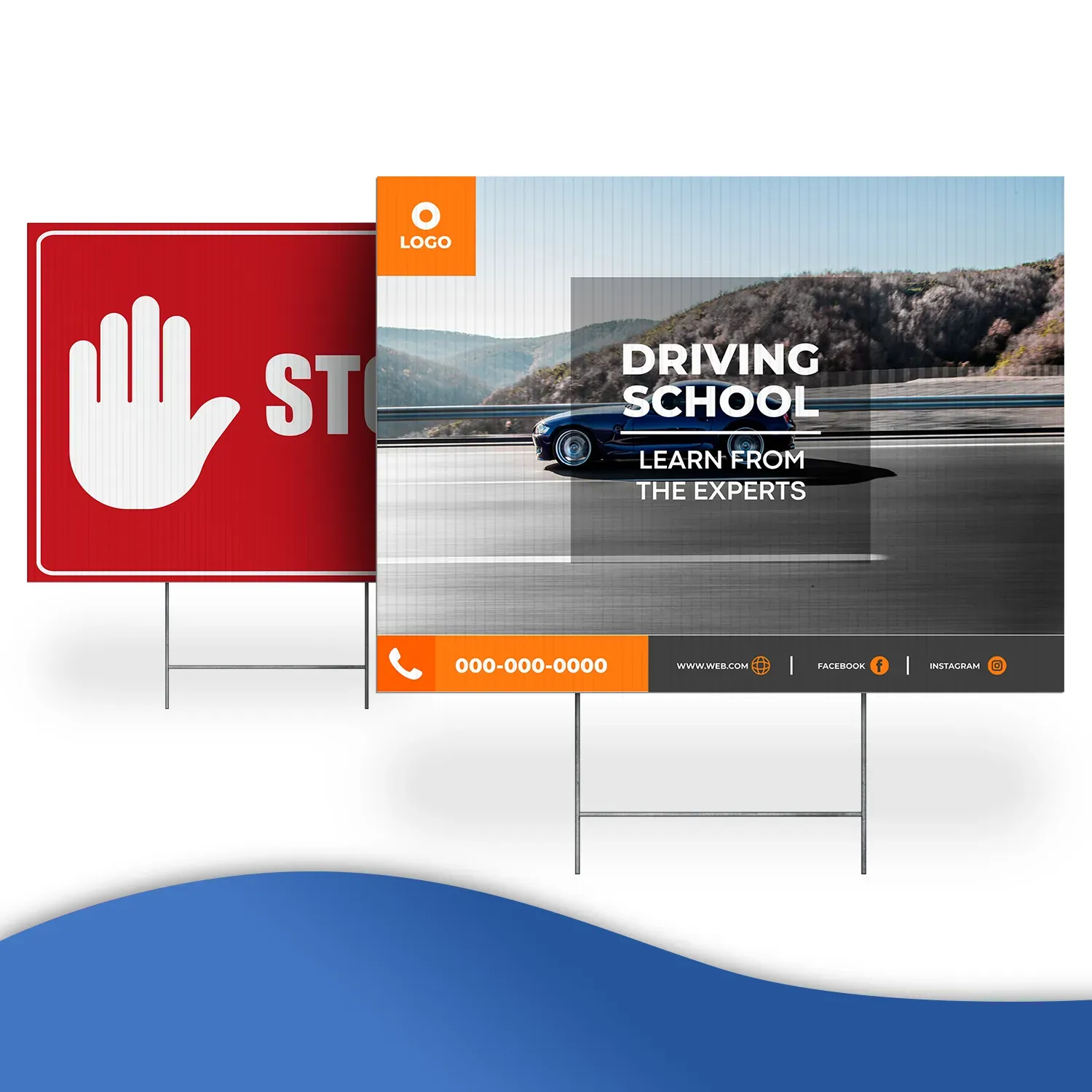 Custom Outdoor Yard Signs Multiple Sizes Real Home