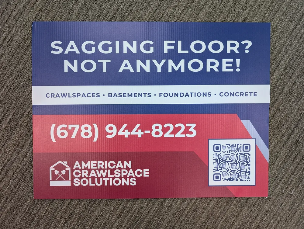 customer photos of yard sign plus