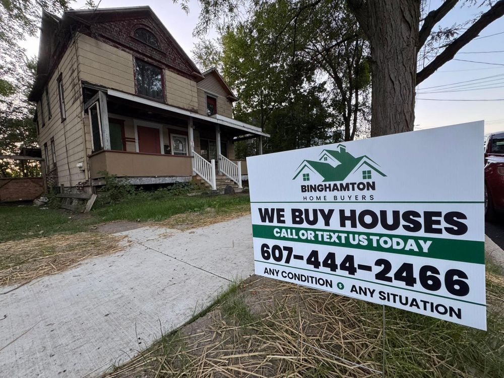 customer photos of yard sign plus