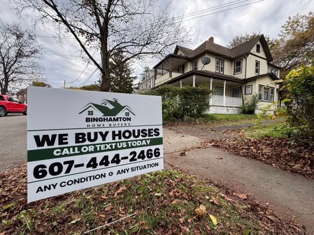 customer photos of yard sign plus