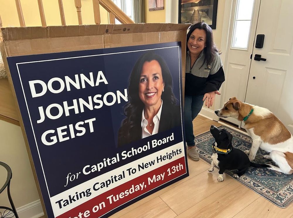 customer photos of yard sign plus