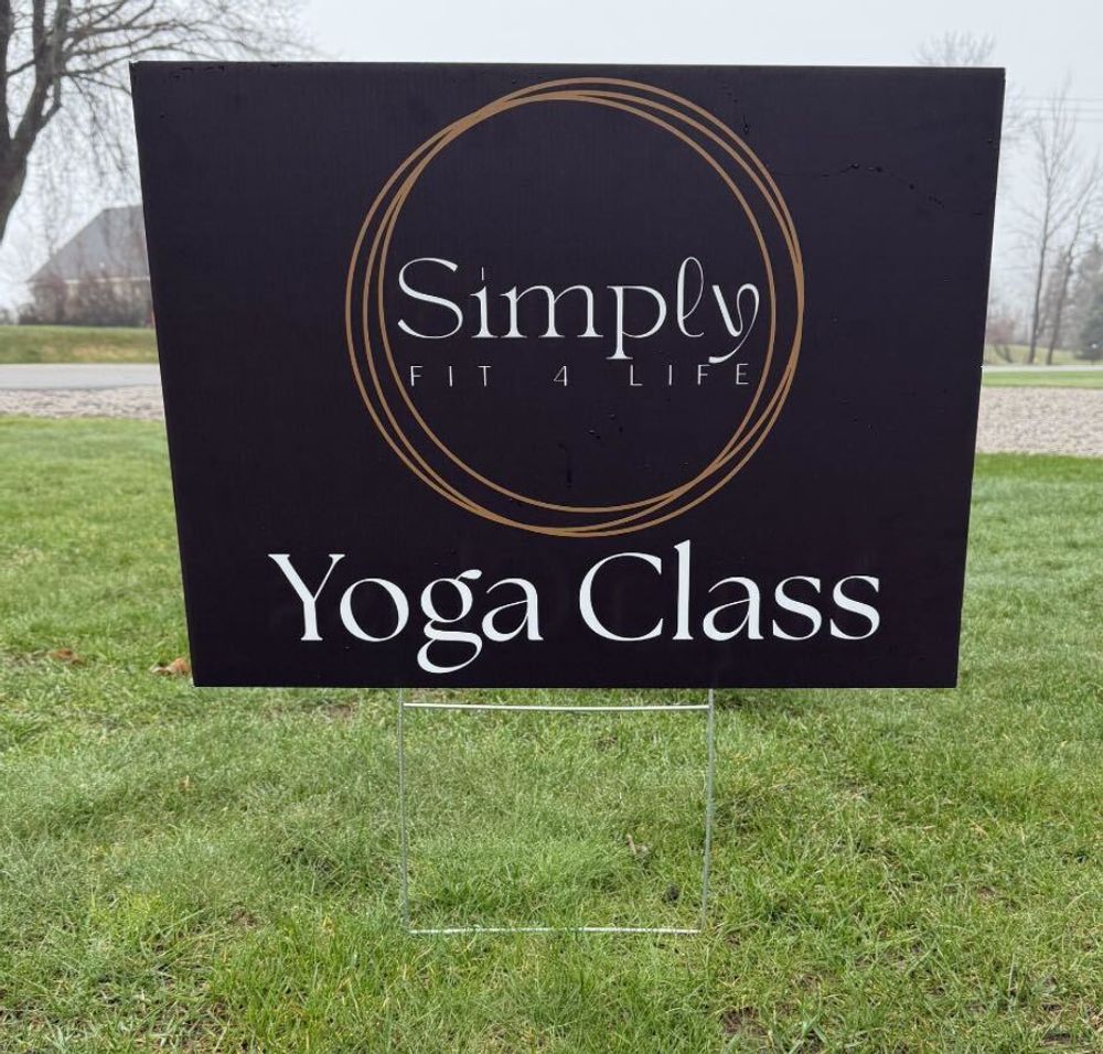 customer photos of yard sign plus