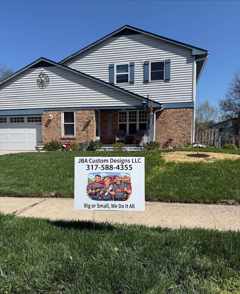 customer photos of yard sign plus