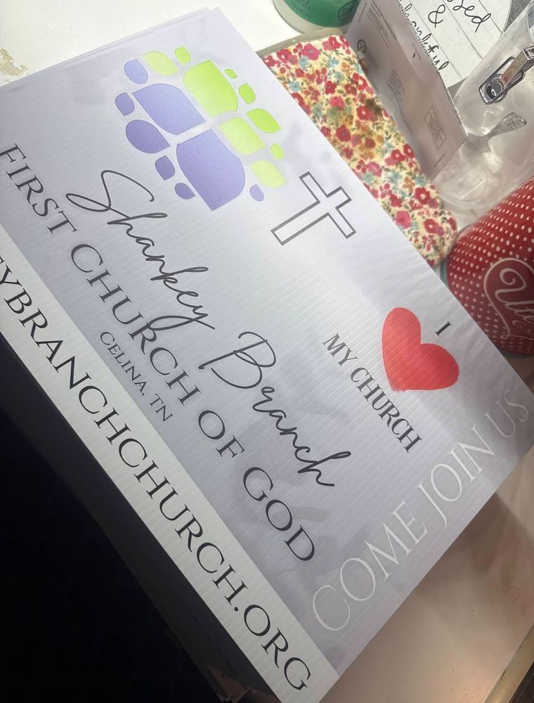 customer photos of yard sign plus