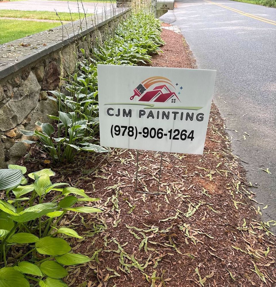 customer photos of yard sign plus