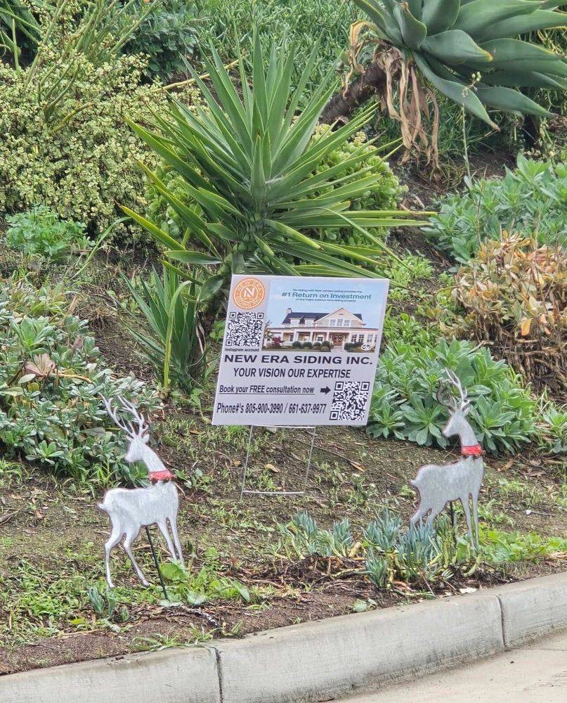 customer photos of yard sign plus