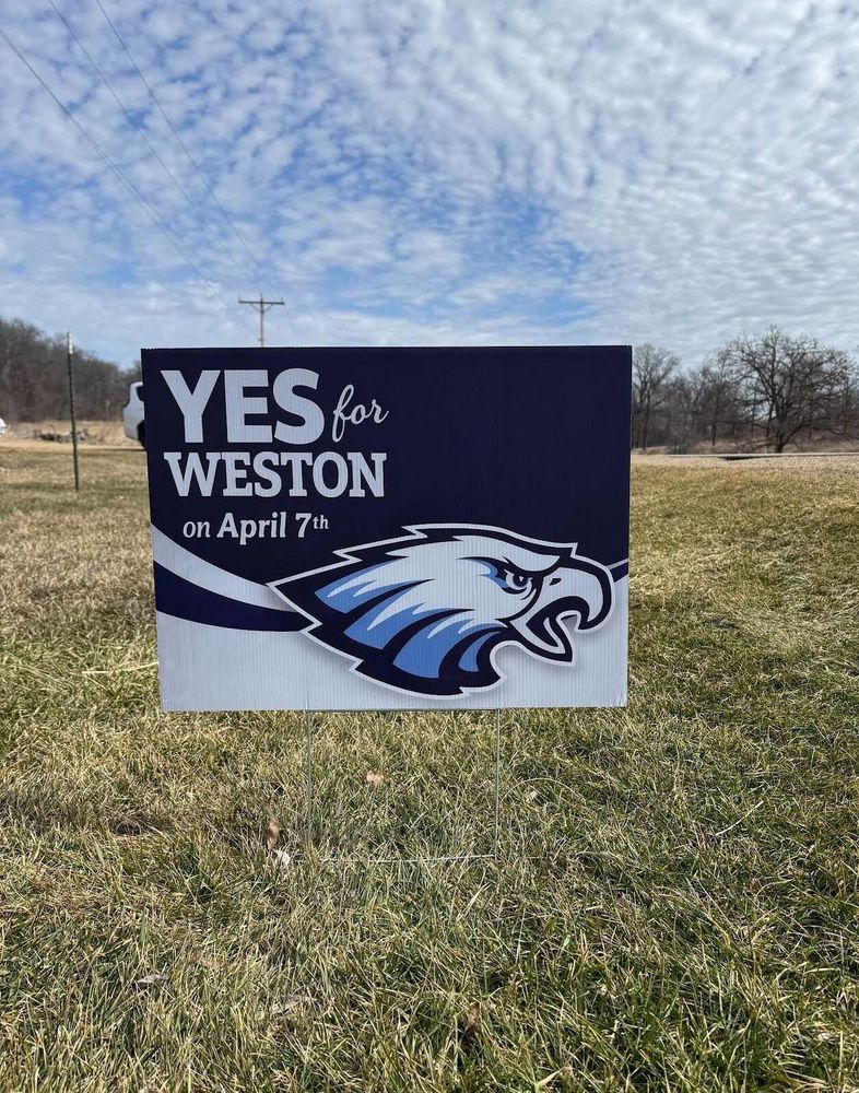 customer photos of yard sign plus