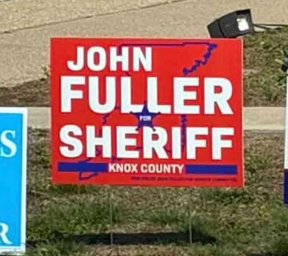 customer photos of yard sign plus