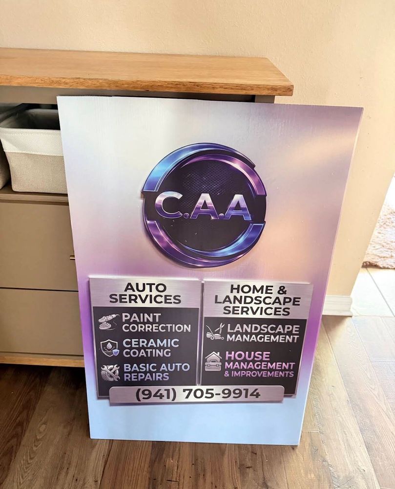 customer photos of yard sign plus