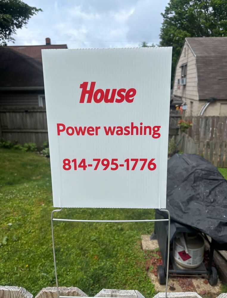customer photos of yard sign plus