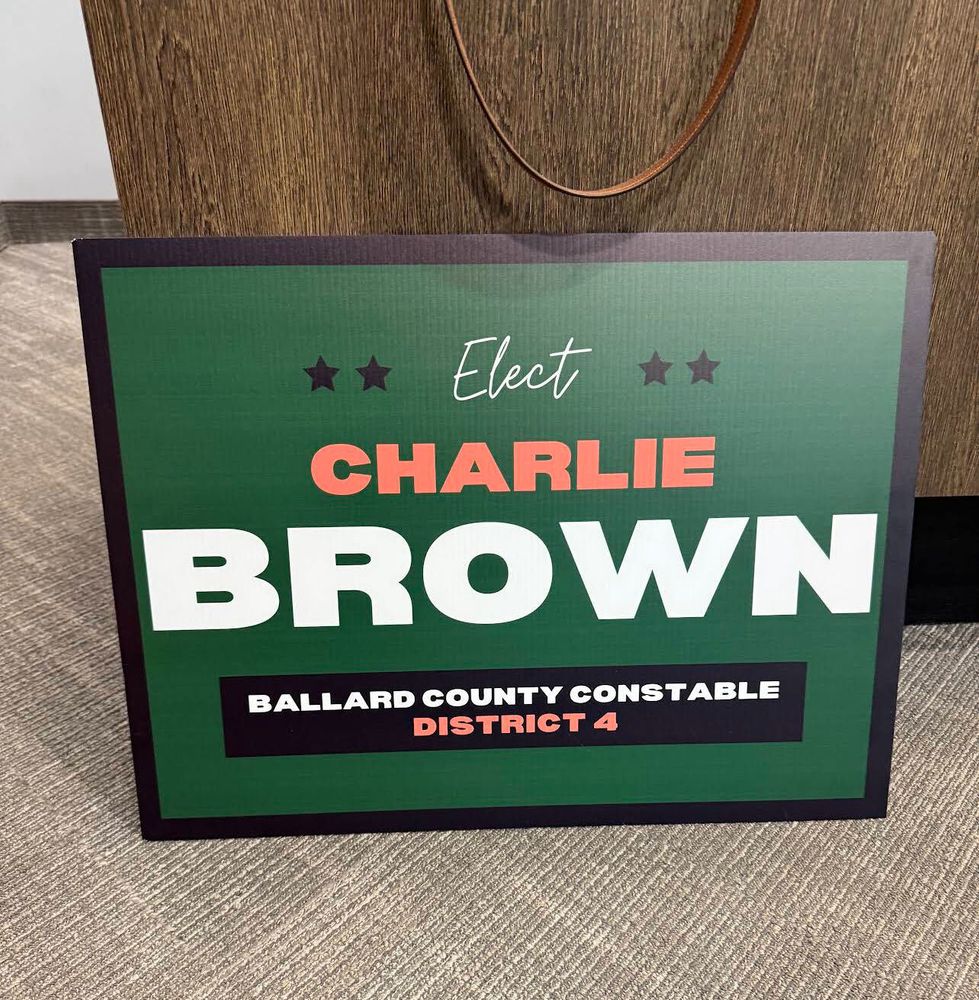 customer photos of yard sign plus
