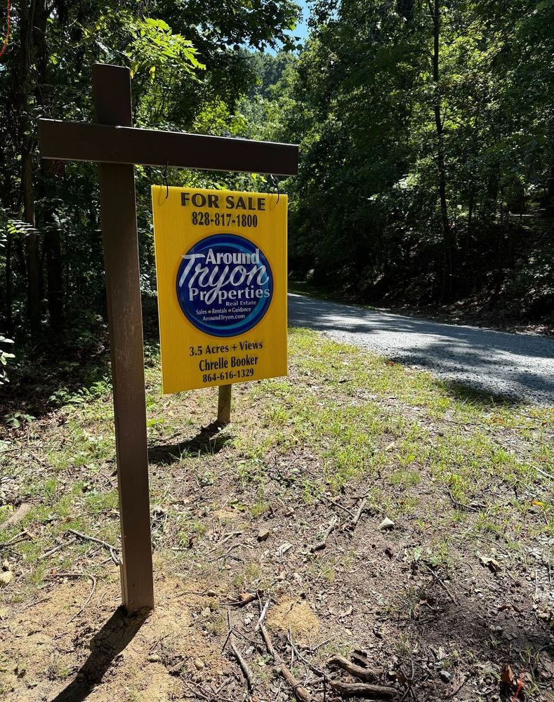 customer photos of yard sign plus