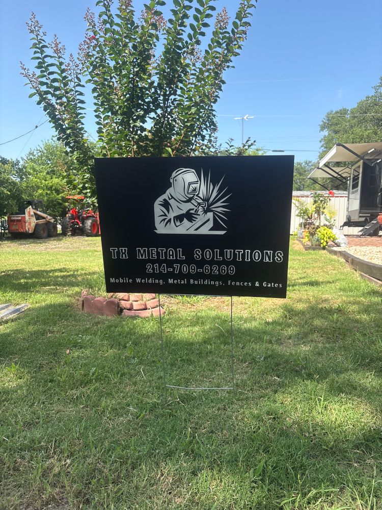customer photos of yard sign plus