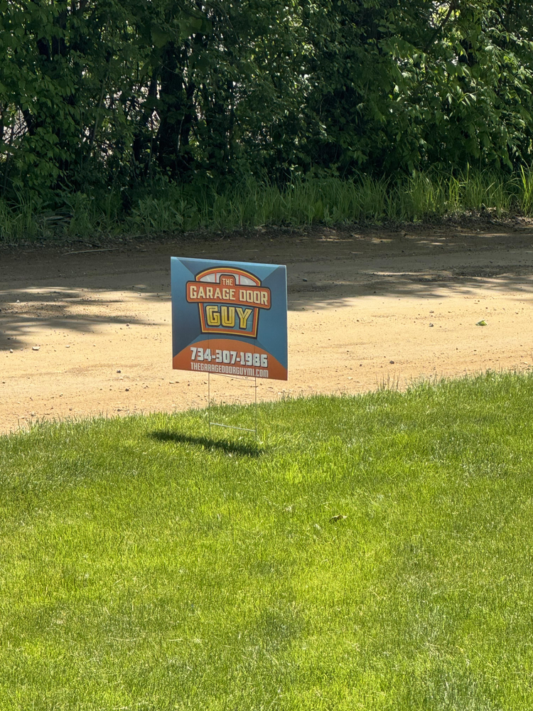 customer photos of yard sign plus