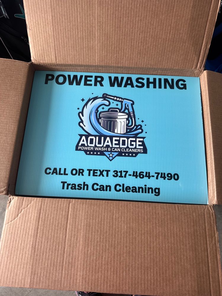 customer photos of yard sign plus