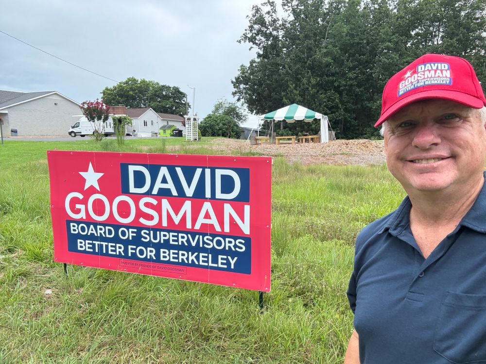customer photos of yard sign plus