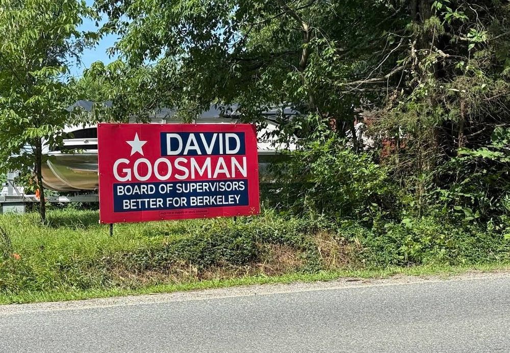 customer photos of yard sign plus