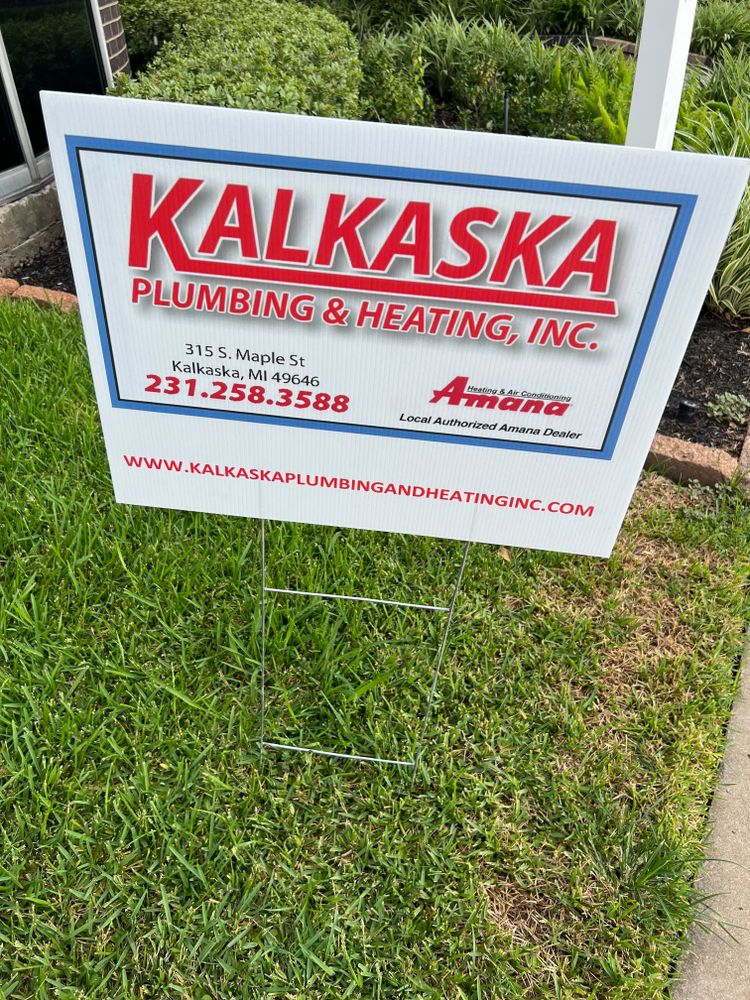 customer photos of yard sign plus