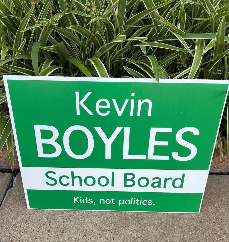 customer photos of yard sign plus