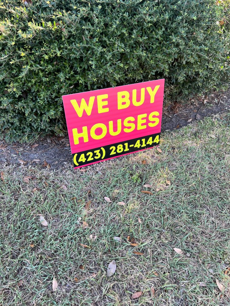 customer photos of yard sign plus