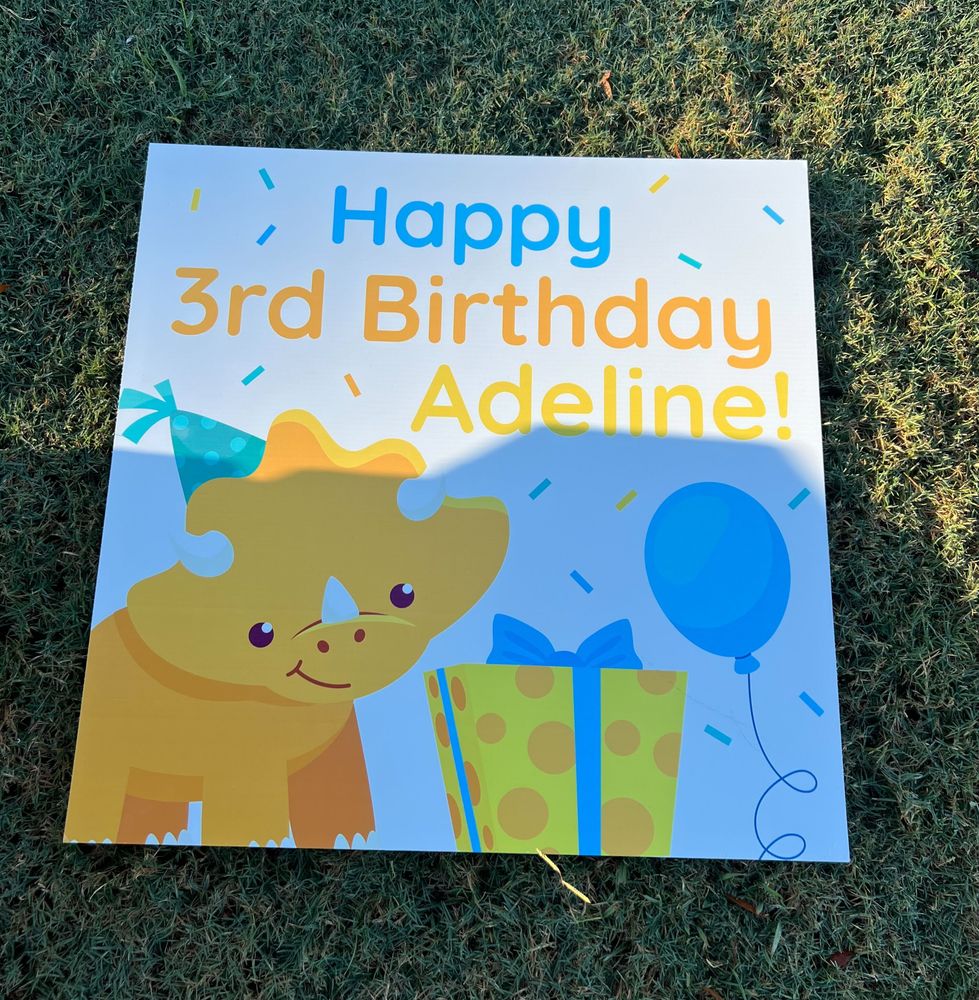thumbnail image 2 of 18x24 Custom Yard Sign – Blank Corrugated Plastic – Personalized Lawn Sign – No Stake – USA Made 2 of 6